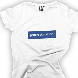 Tričko Procrastination tričko s potiskem