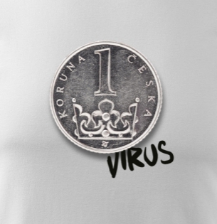 Tričko Koruna virus