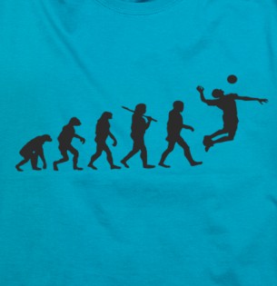 Tričko Volleyball evolution