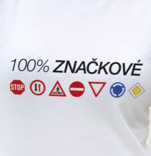 Tričko 100% značkové tričko