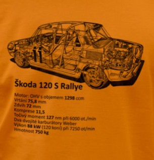 Tričko Škoda rallye
