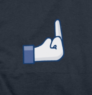 Tričko Facebook trochu jinak