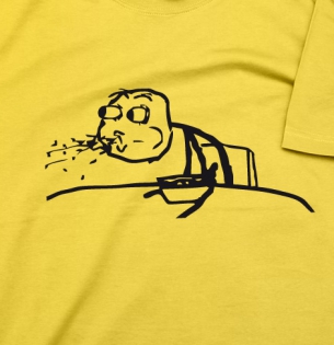 Tričko Cereal guy spiting - meme tričko