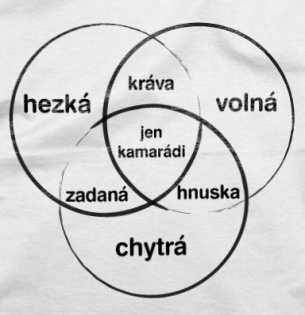 Tričko Diagram hezká volná chytrá