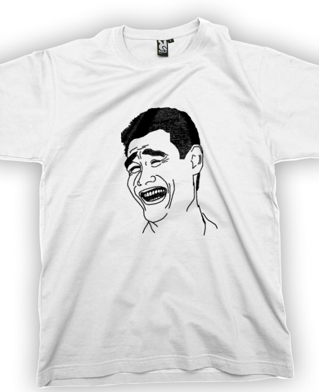 Laughing meme guy tričko