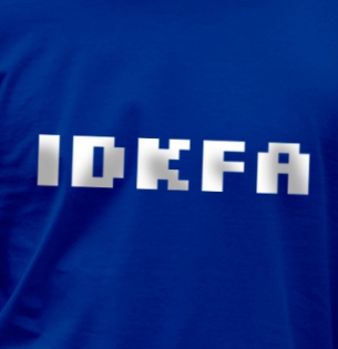 Tričko IDKFA - kultovní tričko