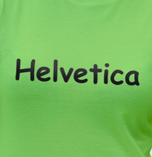Tričko Helvetica