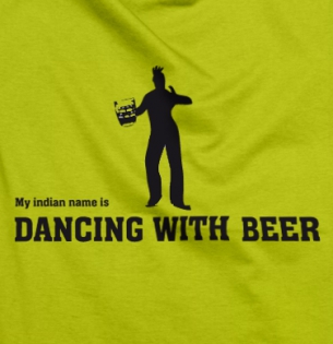 Tričko Dancing with beer