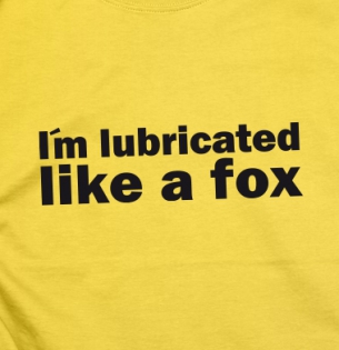 Tričko AKCE - pánské M I am lubricated a fox			