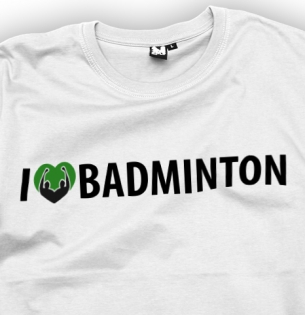 Tričko Badminton vaše liga