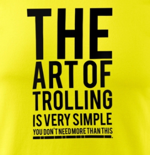 Tričko Art of trolling