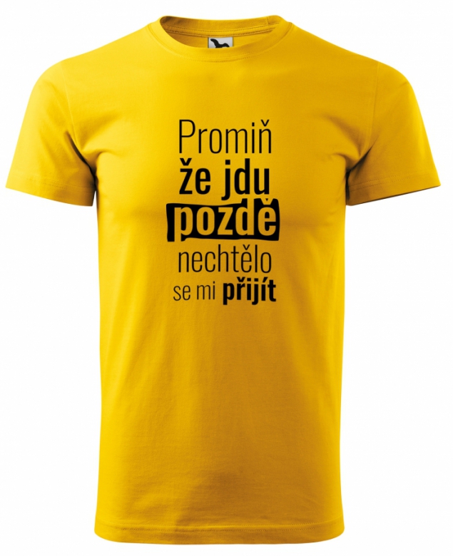 Promiň, že jdu pozdě