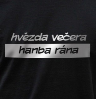 Hvězda večera hanba rána