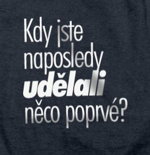 Udělat něco poprvé