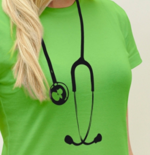 Doktor - fonendoskop tričko