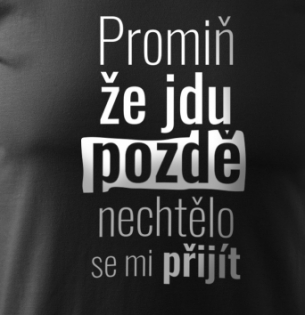 Promiň, že jdu pozdě